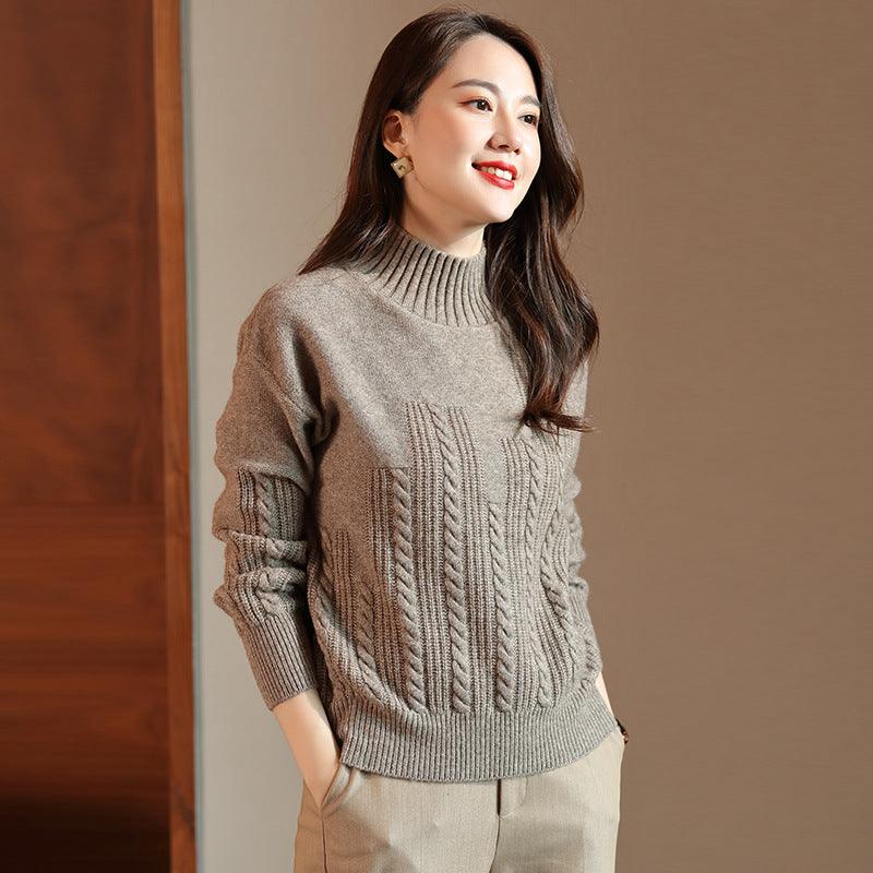 Cozy Elegance: Turtleneck Wool Sweater for Women - Your-Look