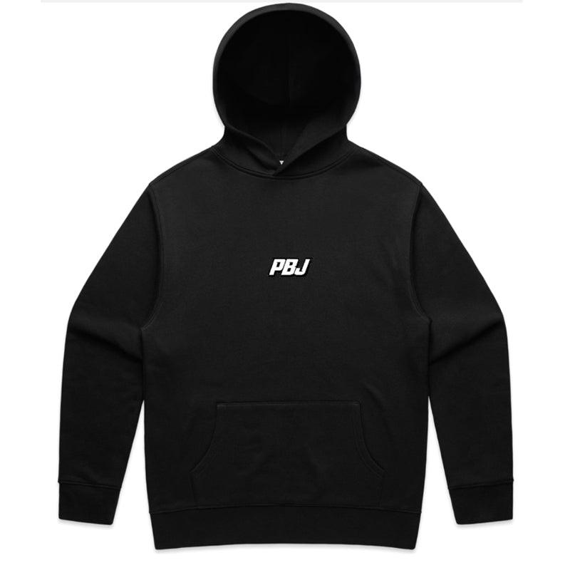 European And American Printing Plus Velvet Black PBJ Hoodie - Fashion - Your-Look