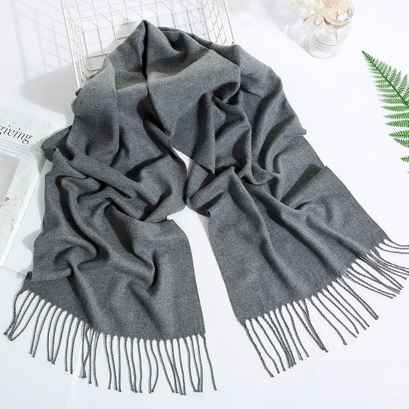 Versatile Tassel Solid Color Scarf: A Fashion Essential for Women - Your-Look