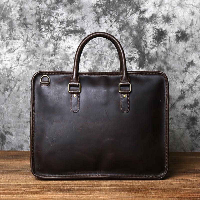 Embrace Timeless Elegance: Vintage Casual Crazy Horse Leather Men&