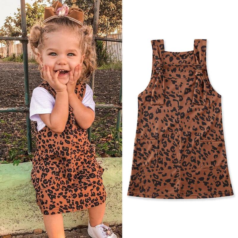 Wildly Stylish: Sleeveless Leopard Print Dress for Baby Girls