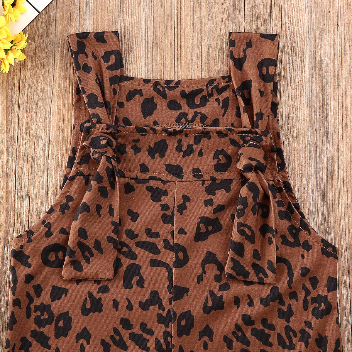 Wildly Stylish: Sleeveless Leopard Print Dress for Baby Girls