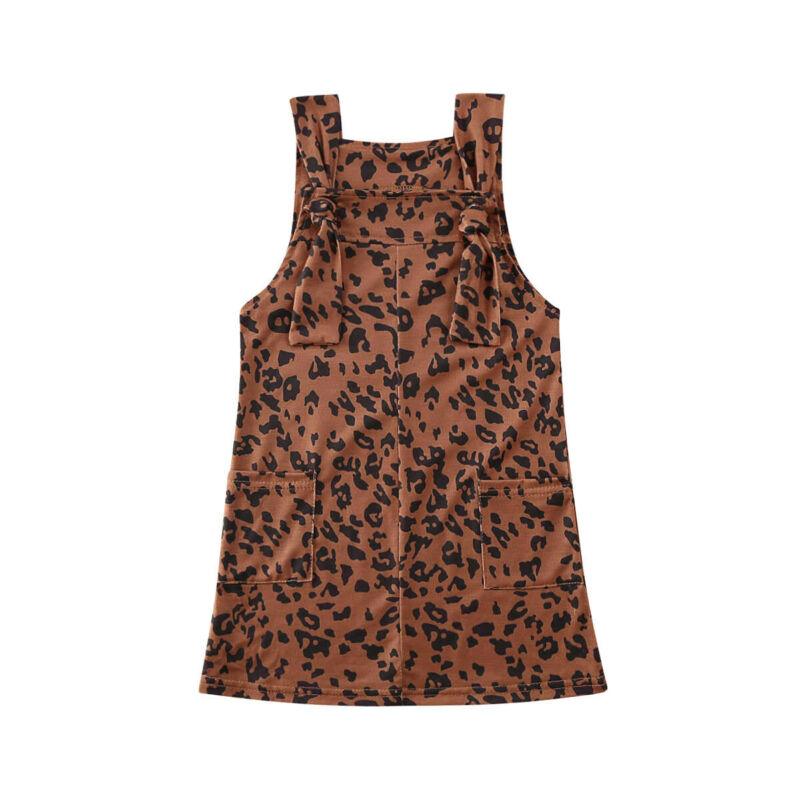 Wildly Stylish: Sleeveless Leopard Print Dress for Baby Girls