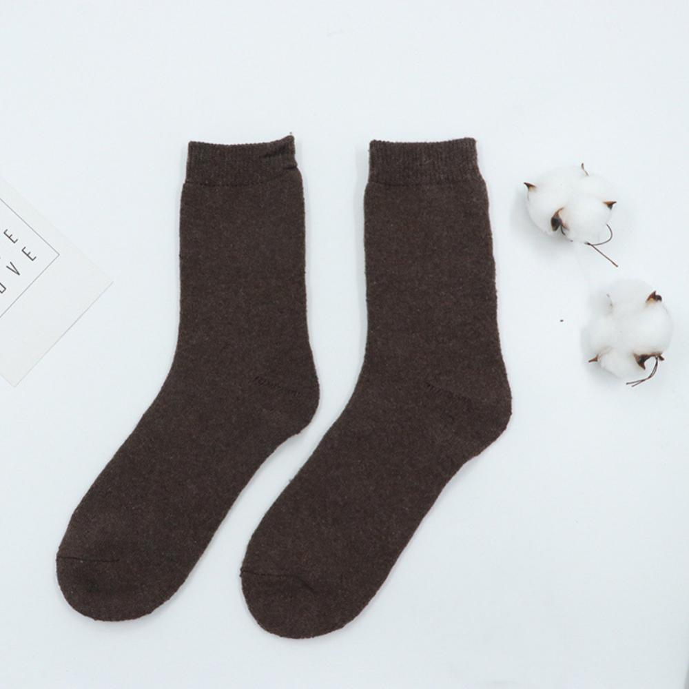 Wool Socks Thickened And Plush Warm Terry Middle Cylinder - Your-Look