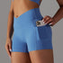 Yoga Shorts With Phone Pocket Design Fitness Sports Pants For Women Clothing - Your-Look