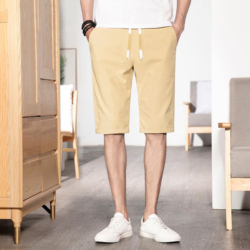 Youth Fashion Casual Cotton Linen Shorts - Fashion - Your-Look