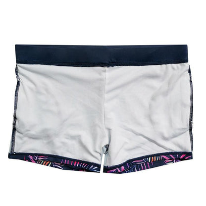 Zippered Swim Shorts With Pockets