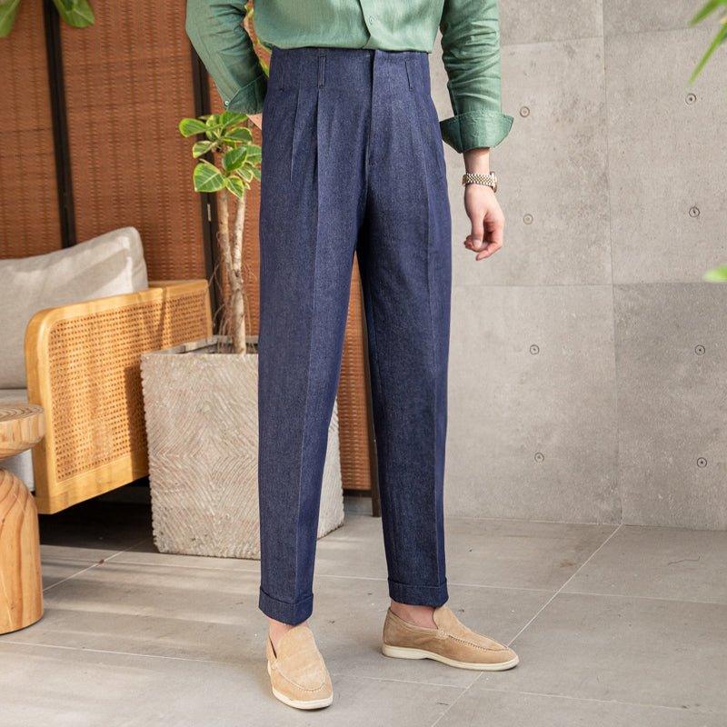 All-match Cotton Casual High-waisted Pants